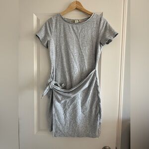 Club Monaco Twansia Dress twist waist size M gray color